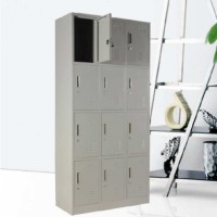 加厚冷轧钢板储物柜 十五门设计 存储空间大安全系数高