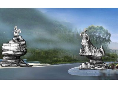 新艺标环艺 重庆生态旅游景观策划 四川景区大门设计
