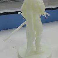 日照3d打印骨骼 3D打印手板黄色高韧性模型制作