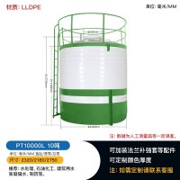 湖北恩施环保水处理PE水箱 10吨大型塑料桶 化工防腐储罐