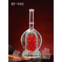 北京工艺酒瓶制造厂家~宏艺玻璃制品公司厂价订制内置酒瓶