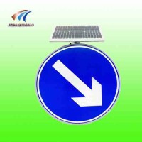 西安靠右行驶交通标识 圆形太阳能标志牌产品齐全