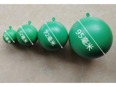 宁夏房建管道检测通水球绿色塑料通球PVC管检测通球