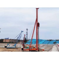宁夏长螺旋桩机-河北鼎峰工程公司生产10米长螺旋钻机