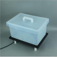 PFA酸缸清洗浸泡花篮可定制盖PFA塑料清洗方槽无溶出析出防污染